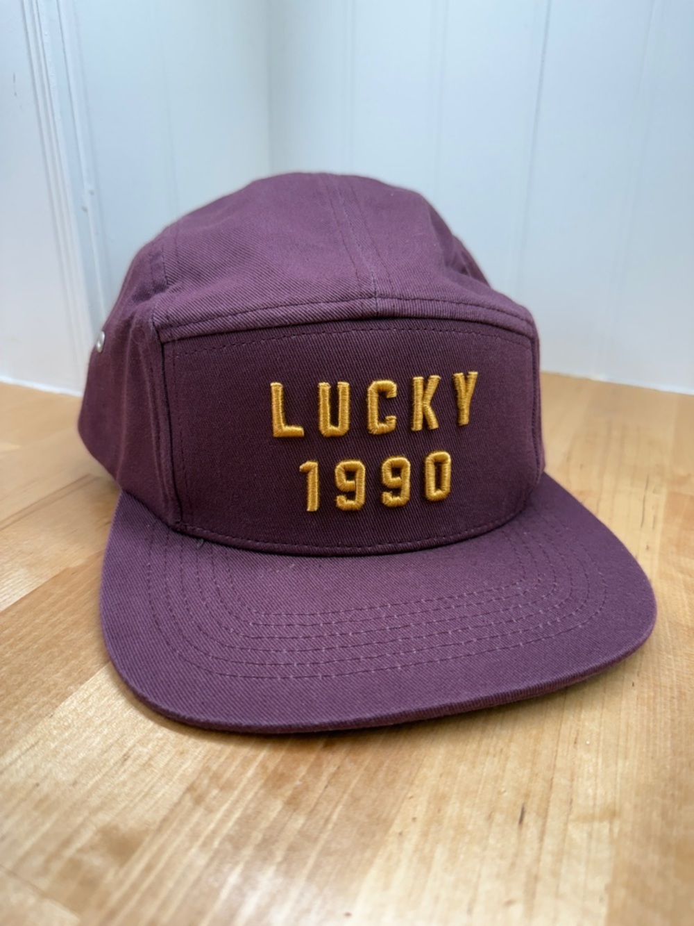 Lucky Brand Plum Five-Panel Cap 90s style